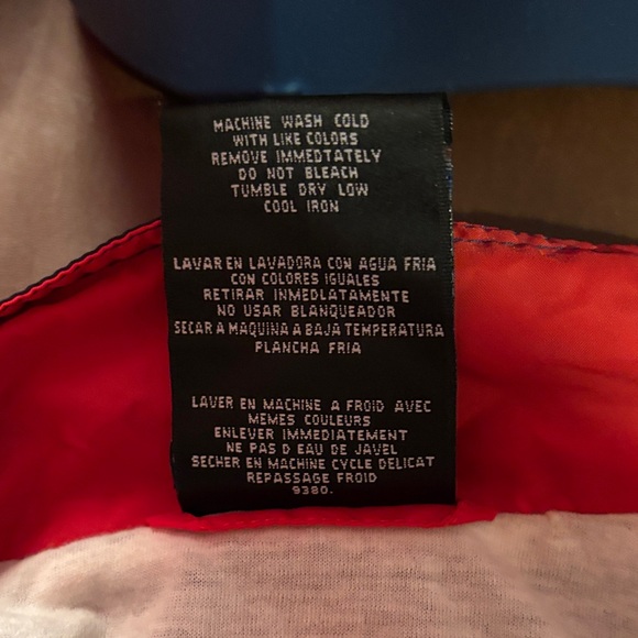 Adidas Navy and Red Men's Jacket - Picture 6 of 6